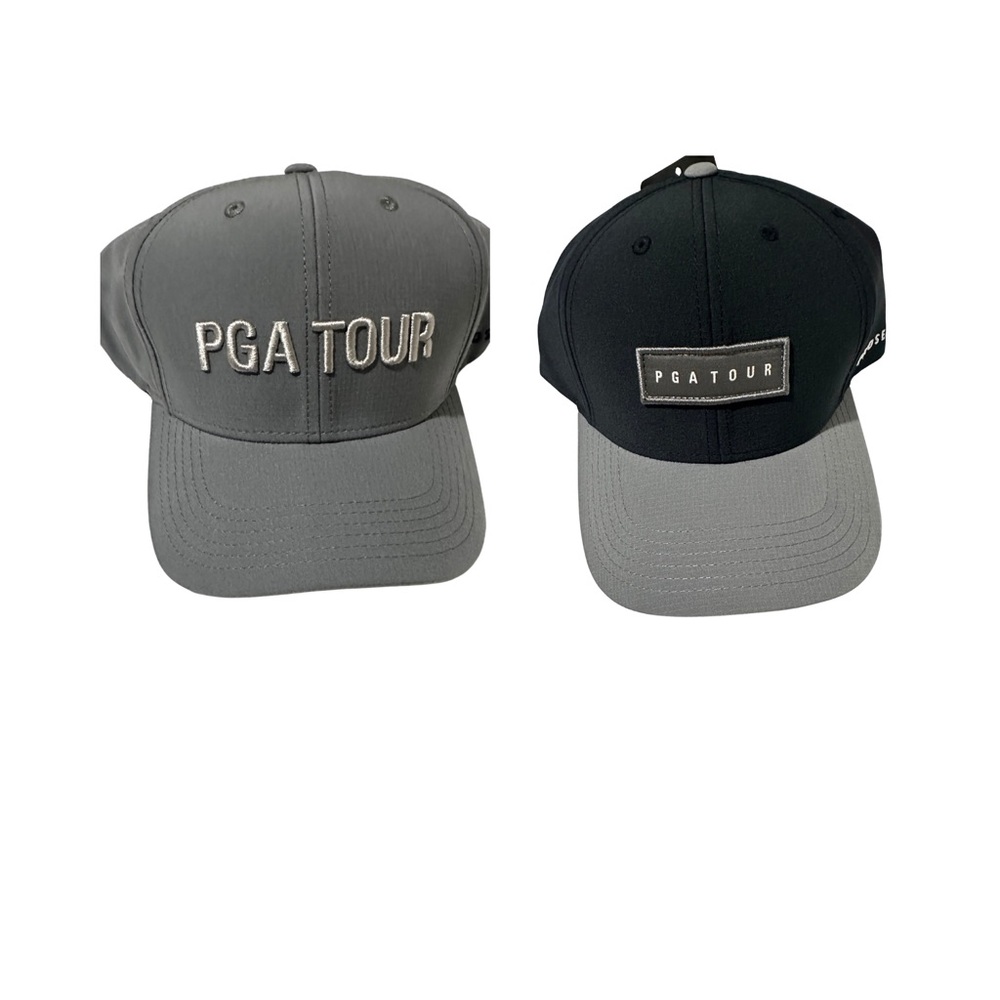New PGA TOUR Performance Golf Caps - Bundle of 2